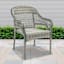 Providence Fairview Wicker Patio Armchair, Dove