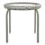Providence Fairview Wicker Patio Side Table, Dove