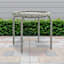 Providence Fairview Wicker Patio Side Table, Dove
