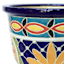 Hand Painted Gabi Floral Outdoor Planter, Small