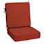 2-Piece Cinnamon Premium Woven Outdoor Deep Seat Cushion