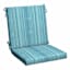 Sea Breeze Blue Premium Woven Outdoor Hinged Cushion