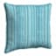Sea Breeze Blue Premium Woven Outdoor Corded Back Cushion