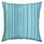 Sea Breeze Blue Premium Woven Oversized Square Outdoor Throw Pillow, 20"