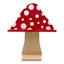 Sunny Club Wooden Mushroom Outdoor Wall Shelf, 14"