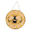 Honeybloom Metal Bee & Flower Outdoor Wall Decor, 16"