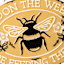 Honeybloom Metal Bee & Flower Outdoor Wall Decor, 16"