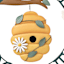 Honeybloom Welcome to Our Hive Metal Outdoor Wall Sign, 23"