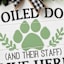 16in Wood Floral Spoiled Dog Sign