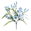 Blue Daisy & Heather Bush, 19"