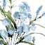 Blue Daisy & Heather Bush, 19"