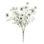 White Cornflower Bush, 19"