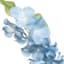Blue Hanging Hydrangea Pick, 18"