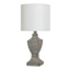 Greyson Grey Small Lamp Base, 13.5"