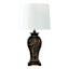 Chestnut Leaf Patterned Medium Table Lamp Base, 21"