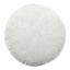 Crosby St. Grey Cotton Slub & Velvet Round Throw Pillow, 16"