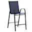 Sling Stacking Patio Barstool, Navy Blue