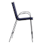 Sling Stacking Patio Barstool, Navy Blue