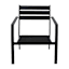 Crosby St. Grammercy Club Chair, Black