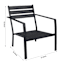 Crosby St. Grammercy Club Chair, Black
