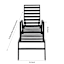 Crosby St. Grammercy Black Chaise Lounge Chair