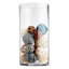 Clear Glass Cylinder Vase, 16"