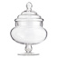 Honeybloom Clear Glass Apothecary Jar, 10"