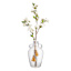 Honeybloom Clear Glass Vase with Tassels, 12.5"
