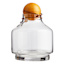 Honeybloom Wooden Orb Stopper Glass Vase, 9"