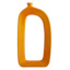 Riley Yellow Open Ceramic Vase, 14"