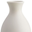 White Ceramic Vase, 11"