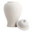 Matte White Ceramic Jar, 15"