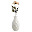 Helen White Ceramic Vase, 12"