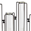 Ty Pennington 5-Piece Bud Glass Vase Set
