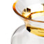 Providence Glass Vase with Mercury Neck, 10"
