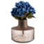 Found & Fable Brown Textured Glass Vase, 8"