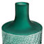 Found & Fable Dark Green Textured Glass Vase, 10.6"
