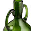 Found & Fable Green Glass Vase with Handles, 7"
