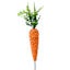 Homespun Easter Set of 3 Easter Carrot Picks