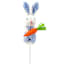 Homespun Easter Blue Bunny Pick, 12"