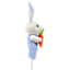 Homespun Easter Blue Bunny Pick, 12"