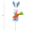 Homespun Easter Blue Bunny Pick, 12"