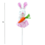 Homespun Easter Pink Bunny Pick, 12"
