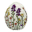 Honeybloom Wildflower Embroidered Fabric Egg, 4"