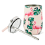 Flamingo Wine Tumbler with Straw, 17oz