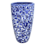Halston Blue Ceramic Outdoor Planter, Small