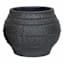 Black Onyx Outdoor Planter, Small