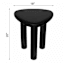 Trina Wooden Accent Table, Black