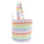 Multicolor Fabric Easter Basket