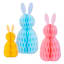 3-Count Pastel Honeycomb Easter Bunnies